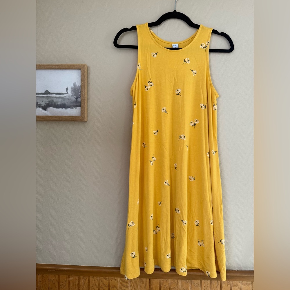 Old Navy | Yellow Floral Midi Dress
